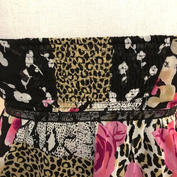 NWT Express Floral Tiered Layer Top - Picture 4 of 8